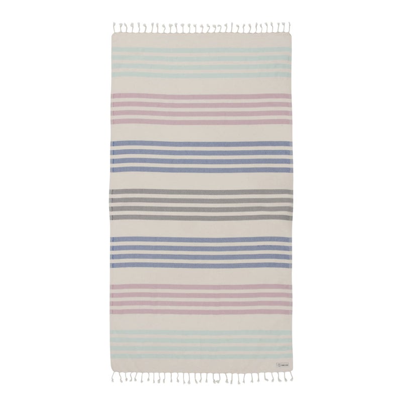 Sand Cloud Beach Towel - Sand Free - 100% Organic Turkish Cotton Yarn - Quick Dry Towel for Beach, Picnic, Blanket or Bath - As Seen on Shark Tank - Natu Blue - Image 1